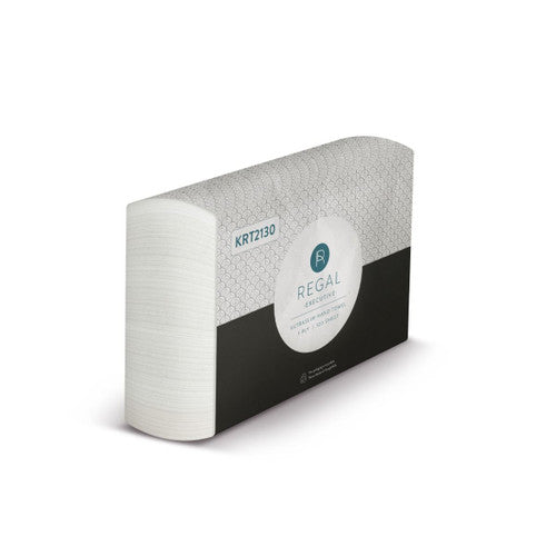 Regal Executive 1 Ply Ultraslim TAD Hand Towel 120 Sheets Pack of 20