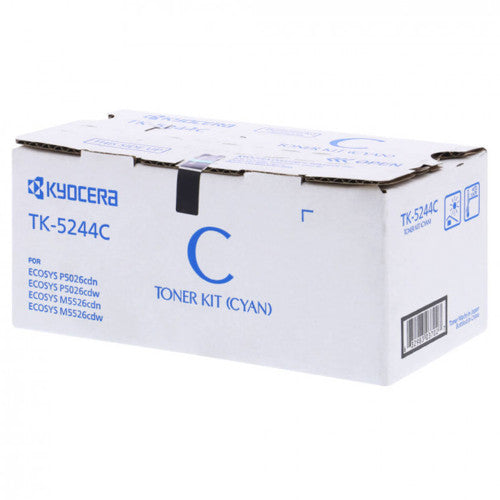 Kyocera TK5244C Toner Cartridge Cyan 3000 Pages