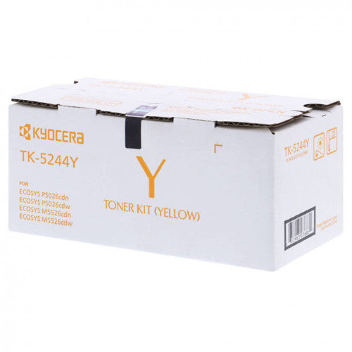 Kyocera TK5244Y Toner Cartridge Yellow 3000 Pages
