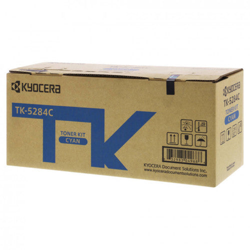 Kyocera TK5284C Toner Cartridge Cyan 11000 Pages