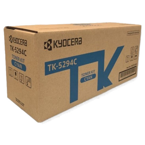 Kyocera TK5294C Toner Cartridge Cyan 13000 Pages