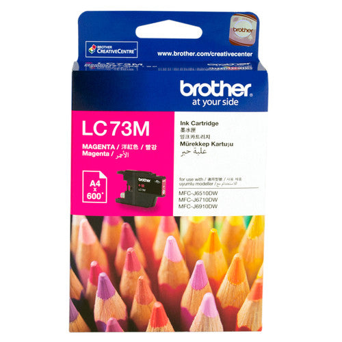 Brother Original Ink Cartridge LC73M 600 Pages Magenta