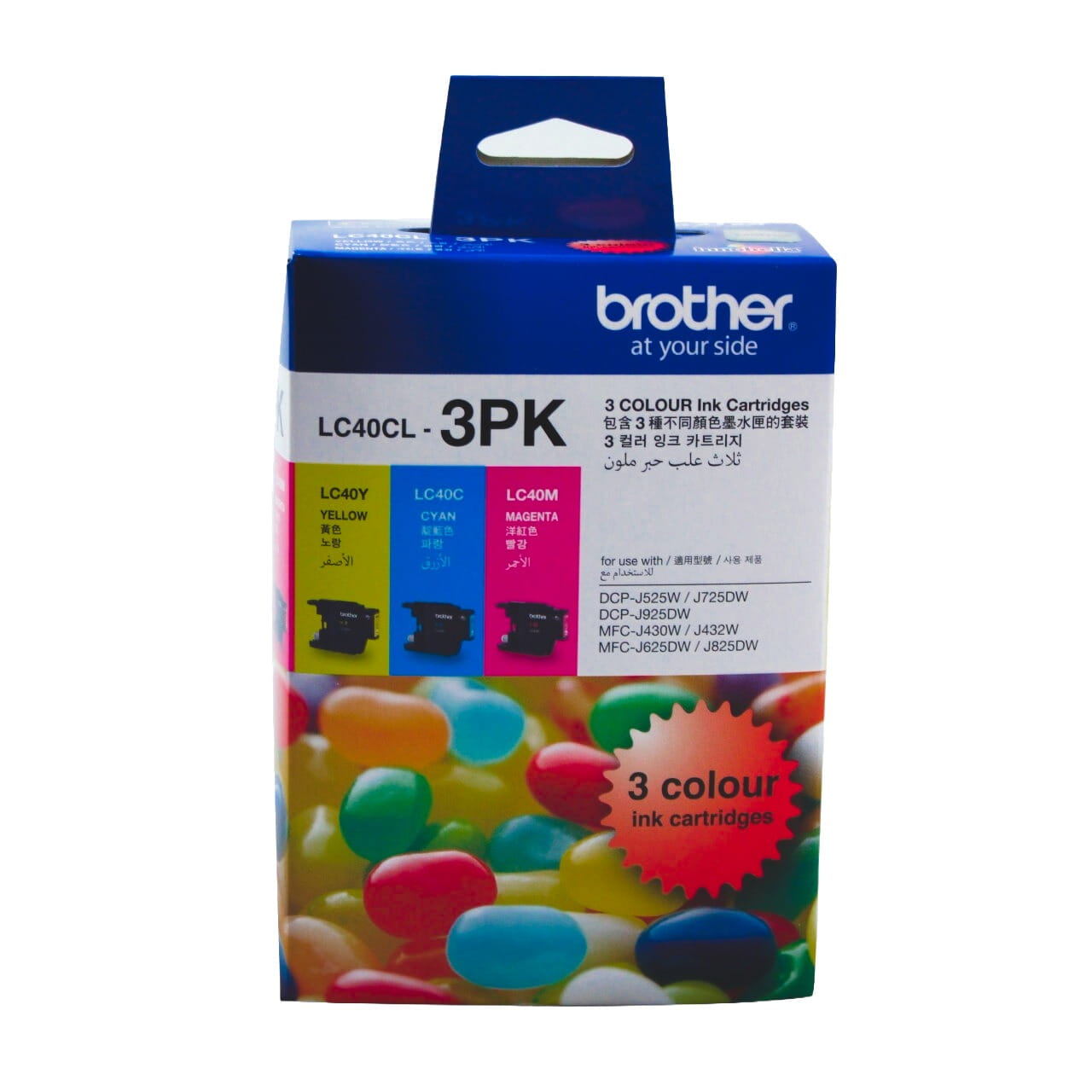 Genuine Brother LC-40CL-3PK retail pack