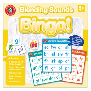 Learning Can Be Fun Bingo Blending Sounds
