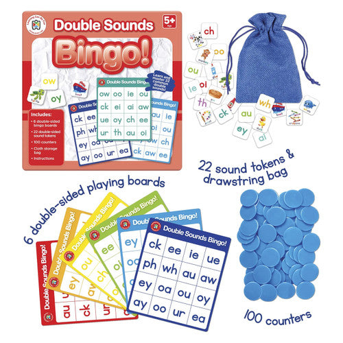 Learning Can Be Fun Bingo Double Sounds