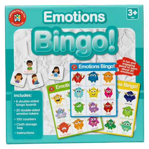 Learning Can Be Fun Bingo Emotions