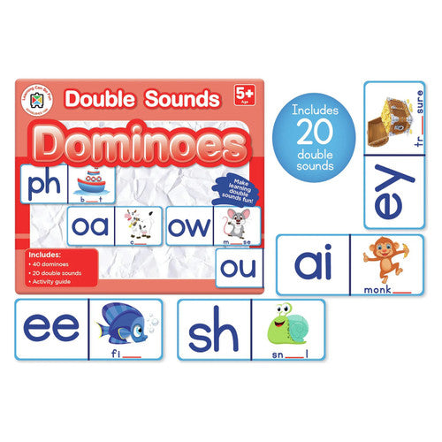 Learning Can Be Fun Double Sounds Dominoes