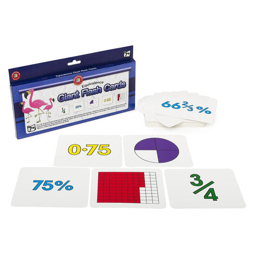 Learning Can Be Fun Giant Flash Cards Equivalence