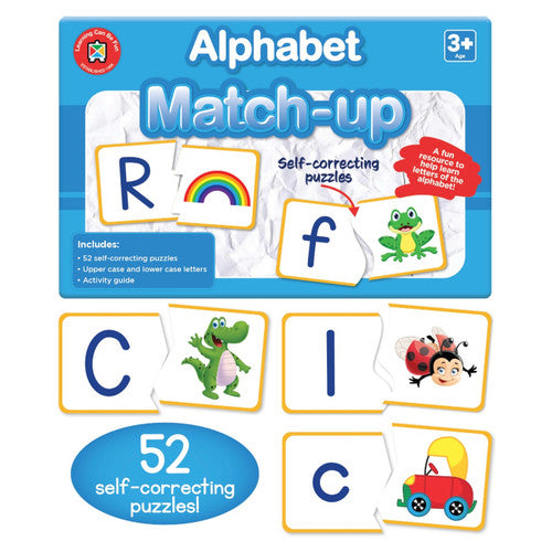 Learning Can Be Fun Match-Up Alphabet Game