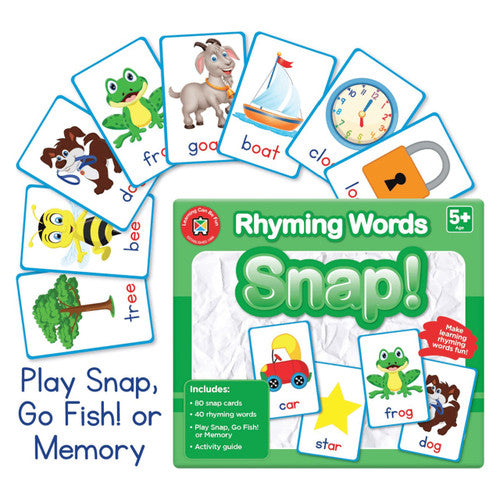 Learning Can Be Fun Rhyming Words Snap