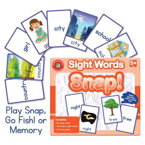 Learning Can Be Fun Sight Word Snap