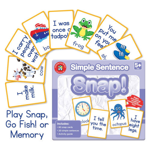 Learning Can Be Fun Simple Sentence Snap