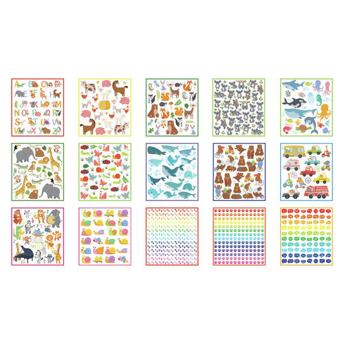Learning Can Be Fun Sticker Set Animal World Pack of 800