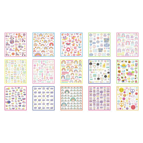 Learning Can Be Fun Sticker Set Chasing Rainbows Pack of 800