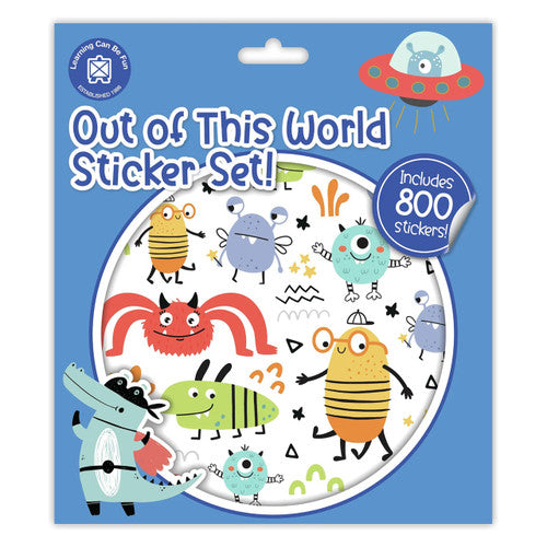 Learning Can Be Fun Sticker Set Out of This World Pack of 800