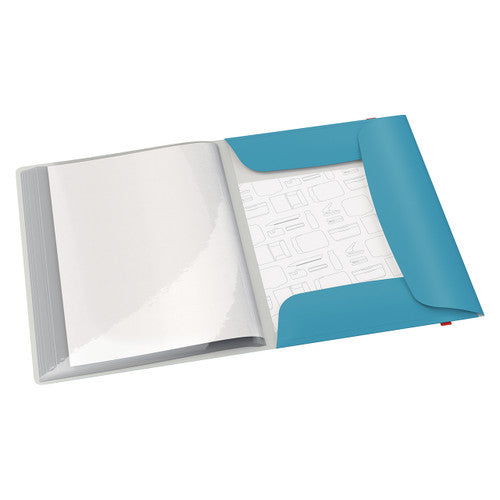 Leitz Cosy 3 Flap Folder with Display Book A4 Blue Pack of 10