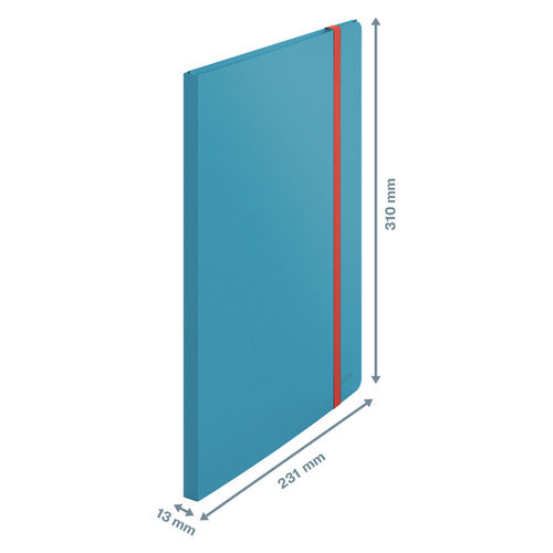 Leitz Cosy 3 Flap Folder with Display Book A4 Blue Pack of 10