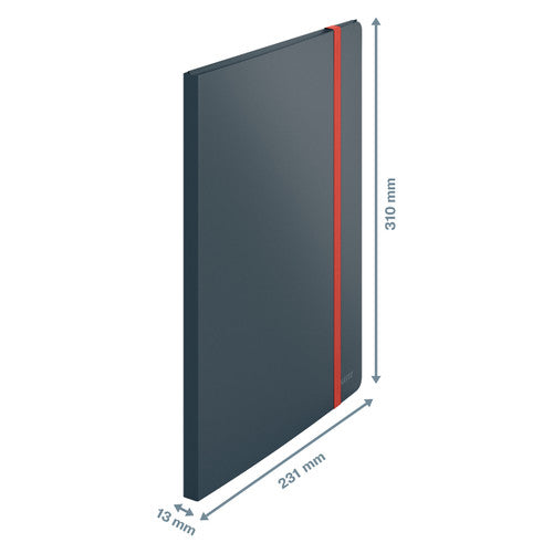Leitz Cosy 3 Flap Folder with Display Book A4 Grey Pack of 10