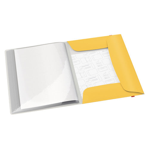 Leitz Cosy 3 Flap Folder with Display Book A4 Yellow Pack of 10