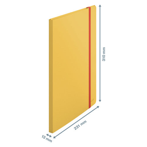 Leitz Cosy 3 Flap Folder with Display Book A4 Yellow Pack of 10