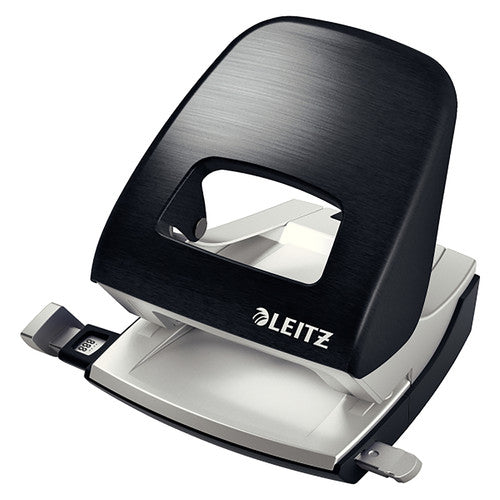 Leitz NeXXt Style Metal 2 Hole 30 Sheet Punch Black