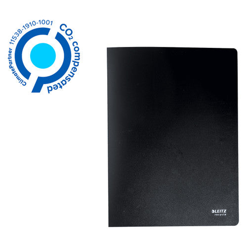 Leitz Recycle Display Book 40 Pocket A4 Black Pack of 10