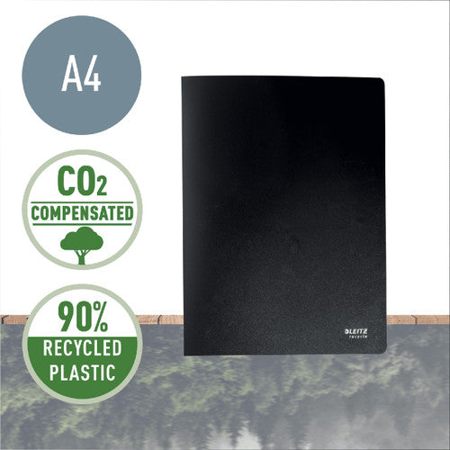 Leitz Recycle Display Book 40 Pocket A4 Black Pack of 10