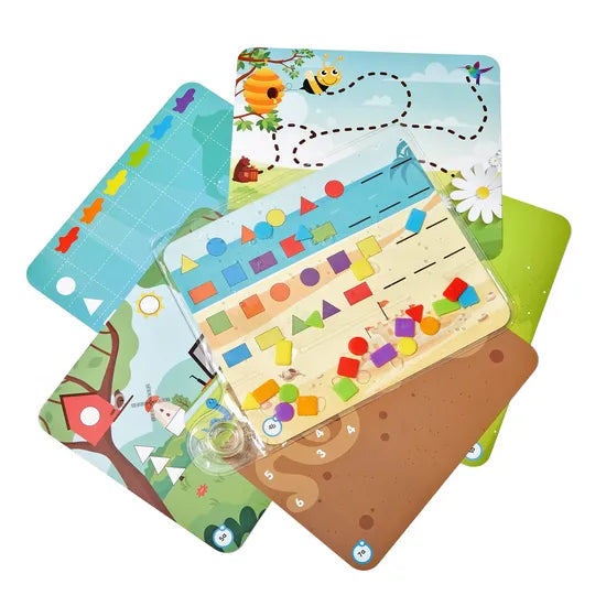 Colours and Shapes Sensory Pad-4