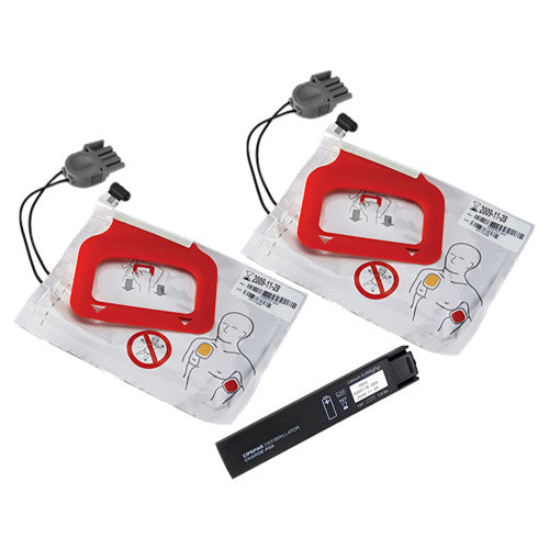 LIFEPAK CR PLUS CHARGE-PAK WITH 2 ELECTRODES