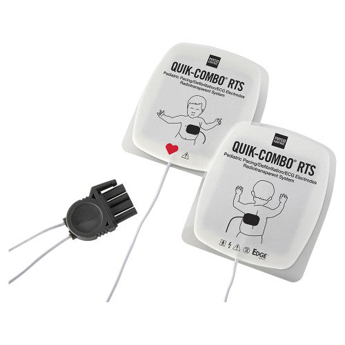 LifePak RTS Electrodes with Quik-Combo Connector Paediatric (LP12 LP15 LP20) Short Dated