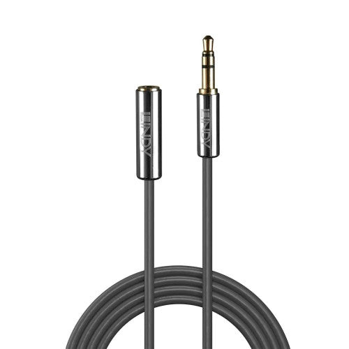 Lindy 0.5m 3.5mm Audio Extension Cable Cromo Line