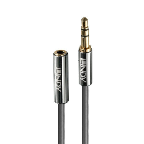 Lindy 0.5m 3.5mm Audio Extension Cable Cromo Line
