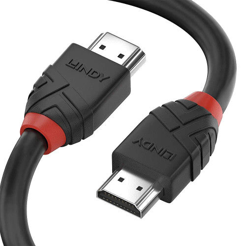 Lindy 0.5m 8K60Hz HDMI Cable Black Line