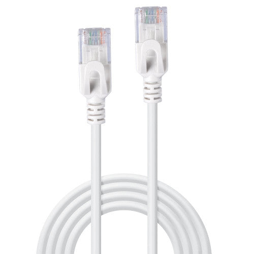 Lindy 0.5m Cat6A U/UTP Ultra Slim Network Cable Grey