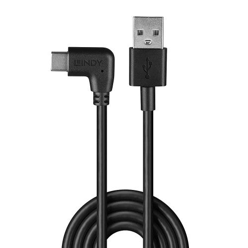Lindy 0.5m USB 2.0 Type A to C Cable 90 Degree