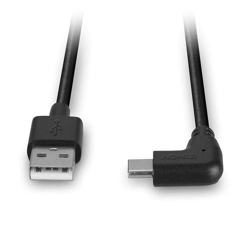 Lindy 0.5m USB 2.0 Type A to C Cable 90 Degree