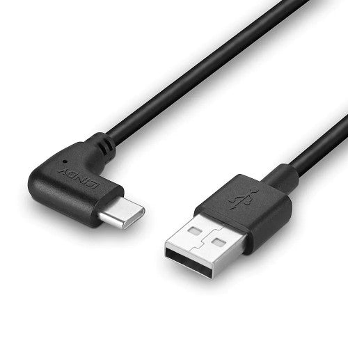 Lindy 0.5m USB 2.0 Type A to C Cable 90 Degree