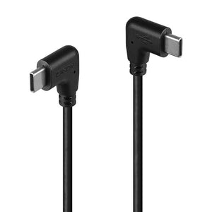 Lindy 0.5m USB 2.0 Type C Cable 2 x 90 Degree