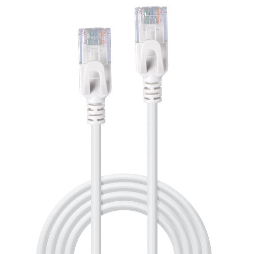Lindy 1.5m Cat6A U/UTP Ultra Slim Network Cable Grey