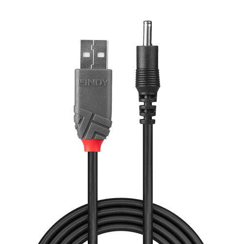 Lindy 1.5m USB to DC Cable 1.35mm Inner 3.5mm Outer