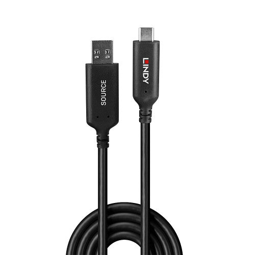 Lindy 10m USB 3.2 Gen 1 Type A to C Hybrid Cable