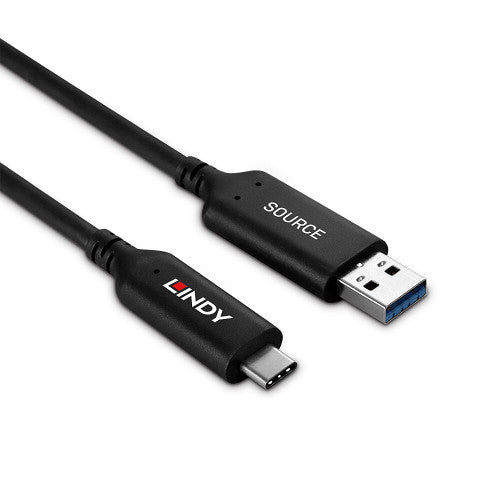 Lindy 10m USB 3.2 Gen 1 Type A to C Hybrid Cable