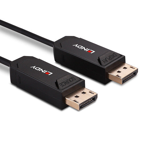 Lindy 15m Fibre Optic Hybrid DisplayPort 2.0 UHBR10 Cable