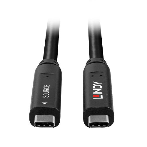 Lindy 15m USB 3.2 Gen 2 and DP 1.4 Type C Hybrid Cable
