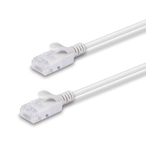 Lindy 1m Cat6A U/UTP Ultra Slim Network Cable Grey