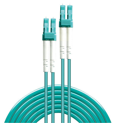 Lindy 1m Fibre Optic Cable LC-LC OM3 Aqua