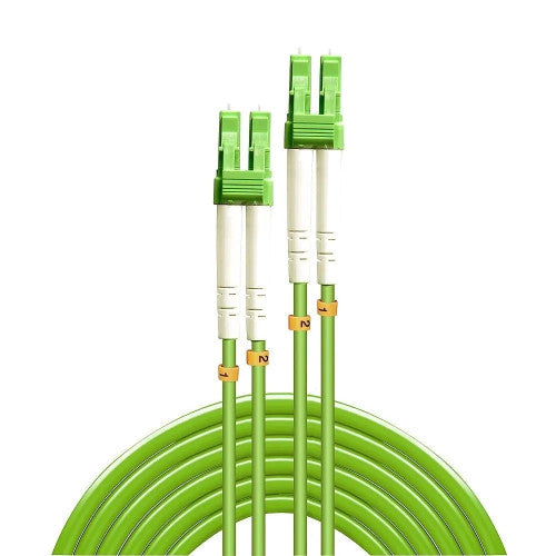 Lindy 1m Fibre Optic Cable LC-LC OM5 Lime Green