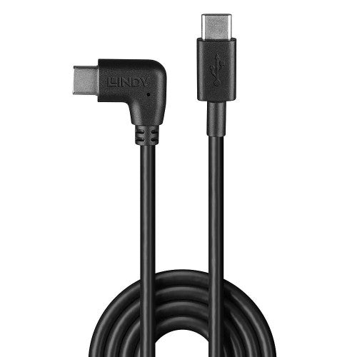 Lindy 1m USB 2.0 Type C Cable 90 Degree