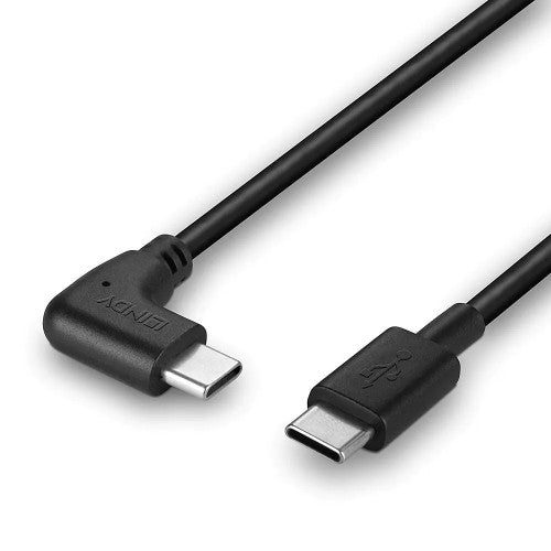 Lindy 1m USB 2.0 Type C Cable 90 Degree