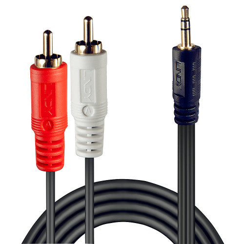 Lindy 20m Premium 3.5mm to RCA Stereo Audio Cable
